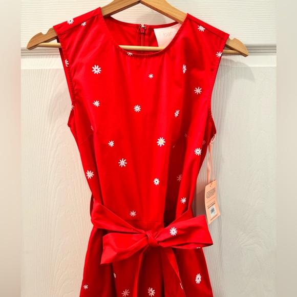 Ban.Do Red Daisy Wide Leg Jumpsuit - Picture 2 of 14